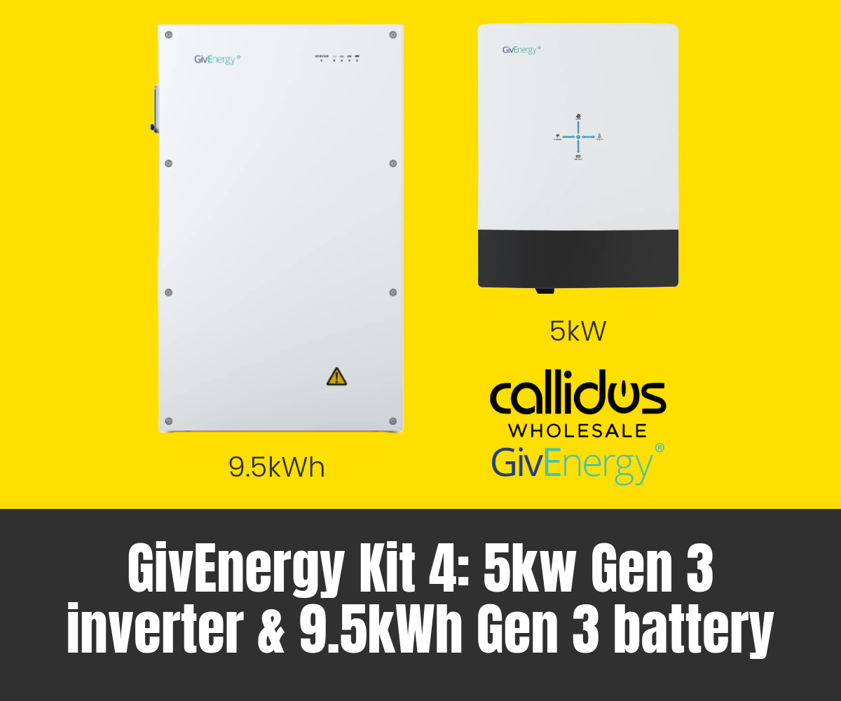 GivEnergy Kit 4: Half Price Inverter - Callidus Wholesale 